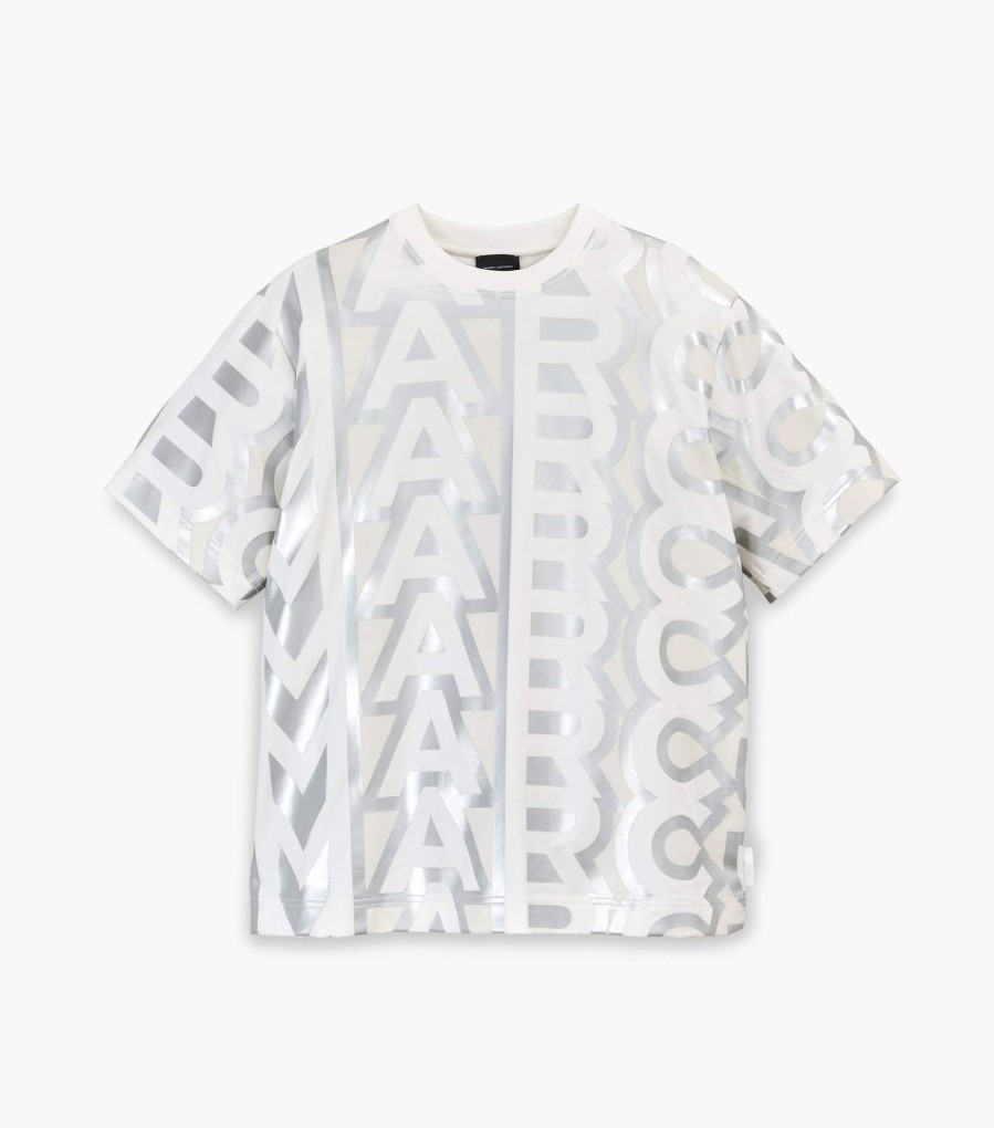 Ready To Wear Marc Jacobs | The Monogram Big T-Shirt Silver/Bright White