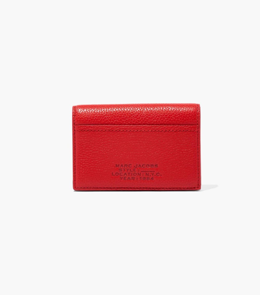 Wallets Marc Jacobs | The Leather Small Bifold Wallet True Red