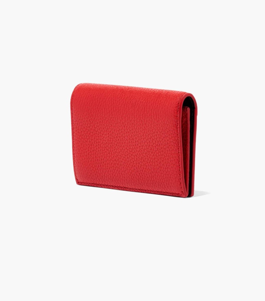 Wallets Marc Jacobs | The Leather Small Bifold Wallet True Red