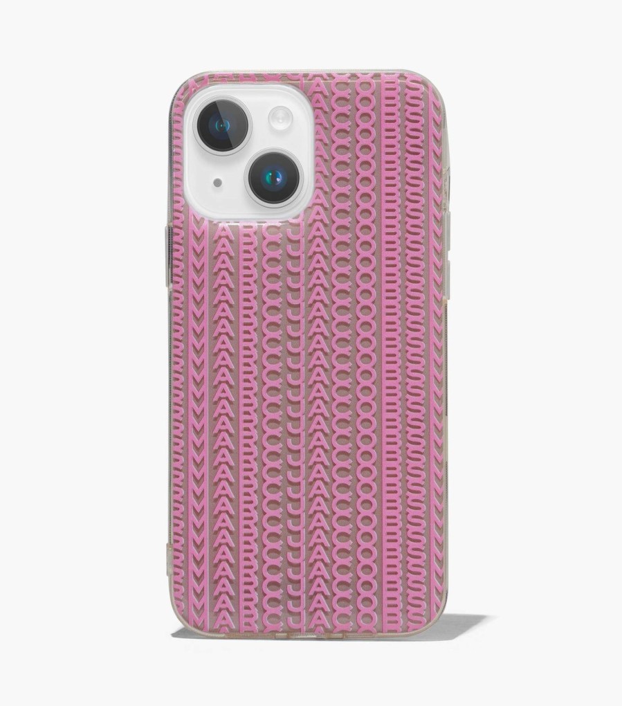 Accessories Marc Jacobs | The Monogram Iphone Case 14 Plus Taupe/Pink