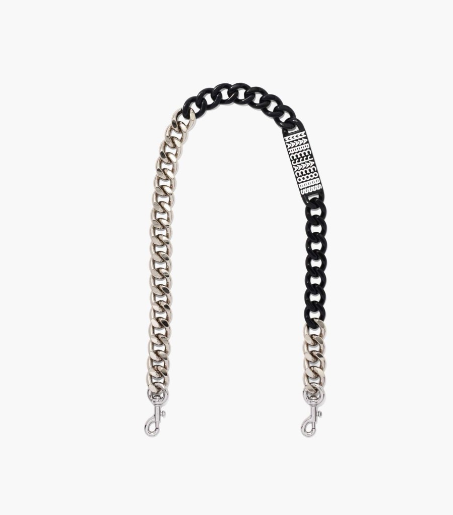 Accessories Marc Jacobs | The Barcode Chain Shoulder Strap Nickel/Black