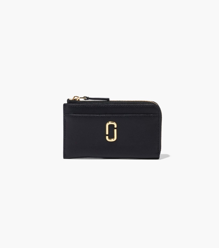 Wallets Marc Jacobs | The J Marc Top Zip Multi Wallet Black