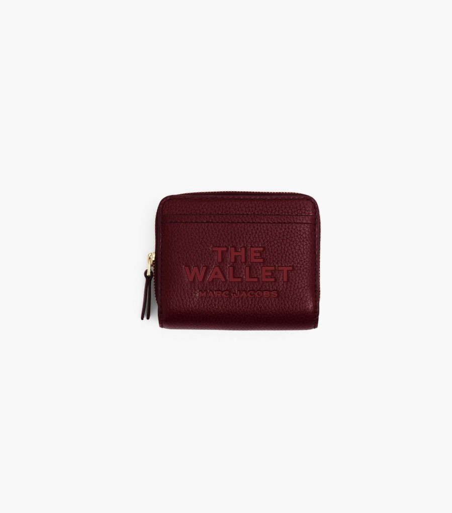 Wallets Marc Jacobs | The Leather Mini Compact Wallet Cherry