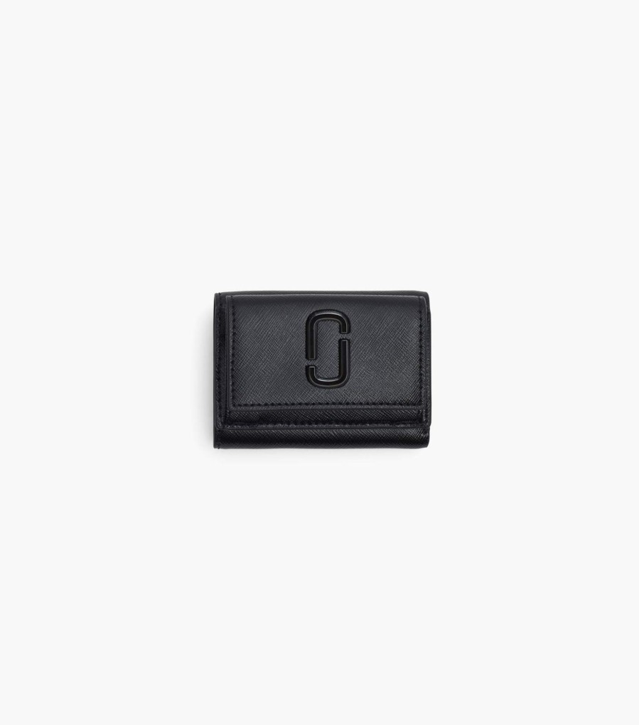 Wallets Marc Jacobs | The Utility Snapshot Dtm Mini Trifold Wallet Black