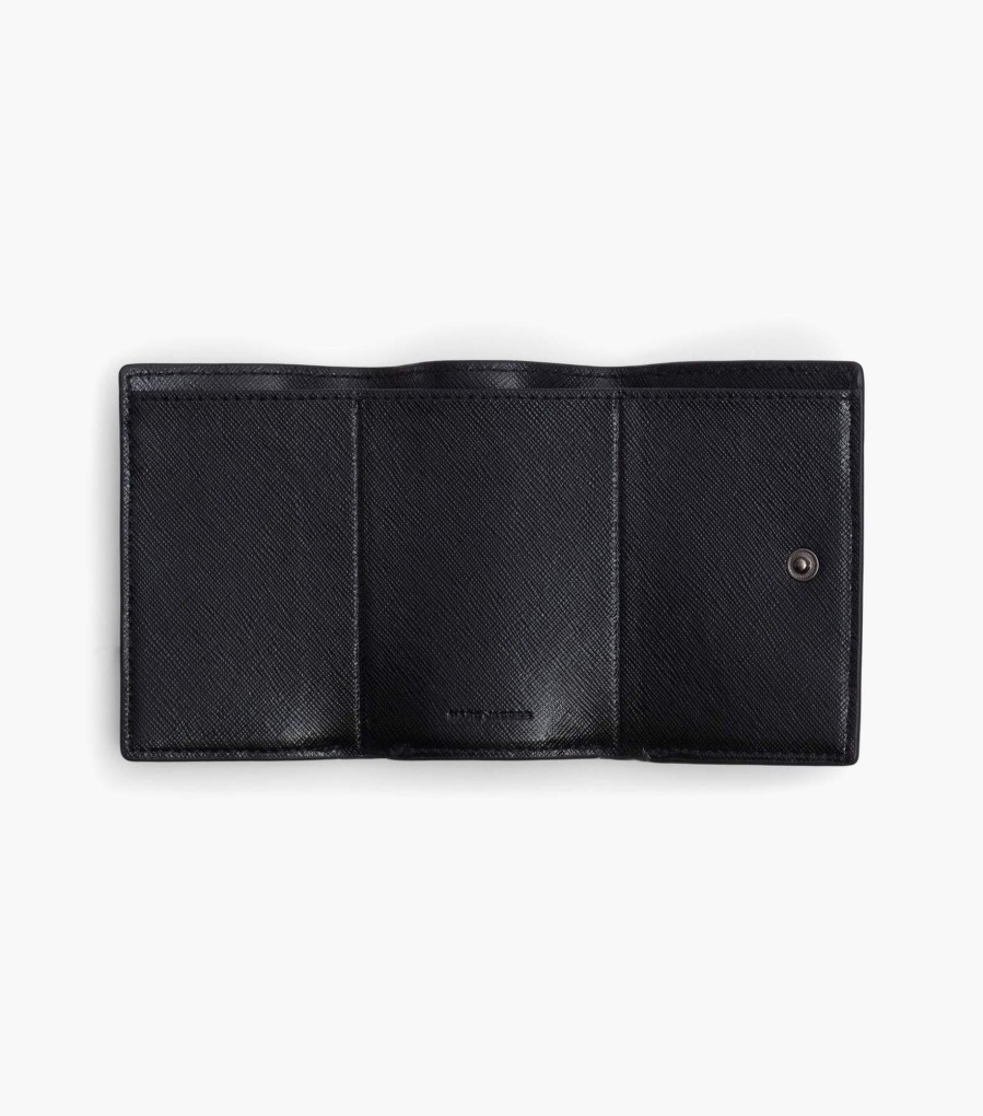 Wallets Marc Jacobs | The Utility Snapshot Dtm Mini Trifold Wallet Black