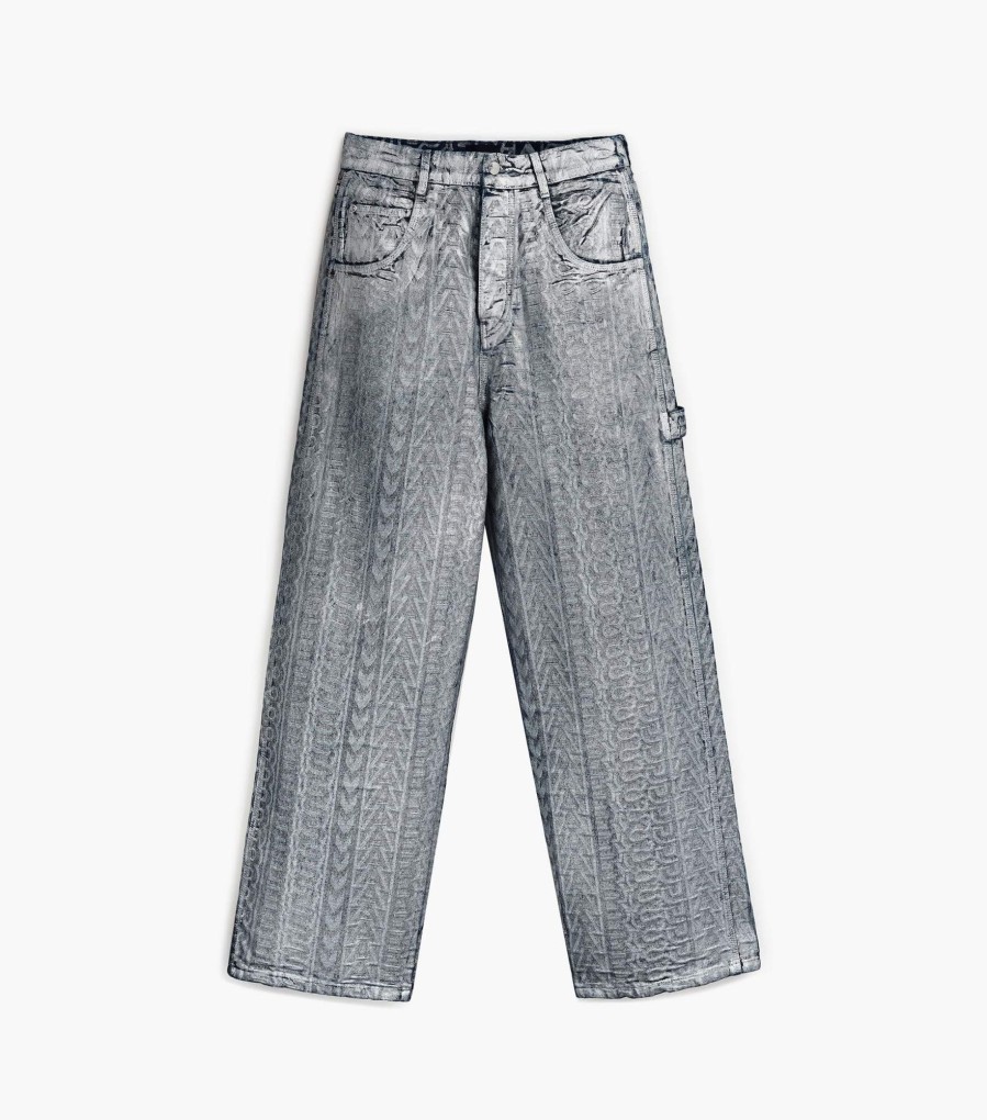 Ready To Wear Marc Jacobs | The Monogram Oversized Jean Matte Silver