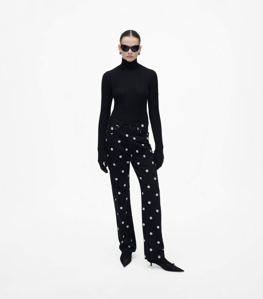 Ready To Wear Marc Jacobs | The Spots Straight Jean Black/White