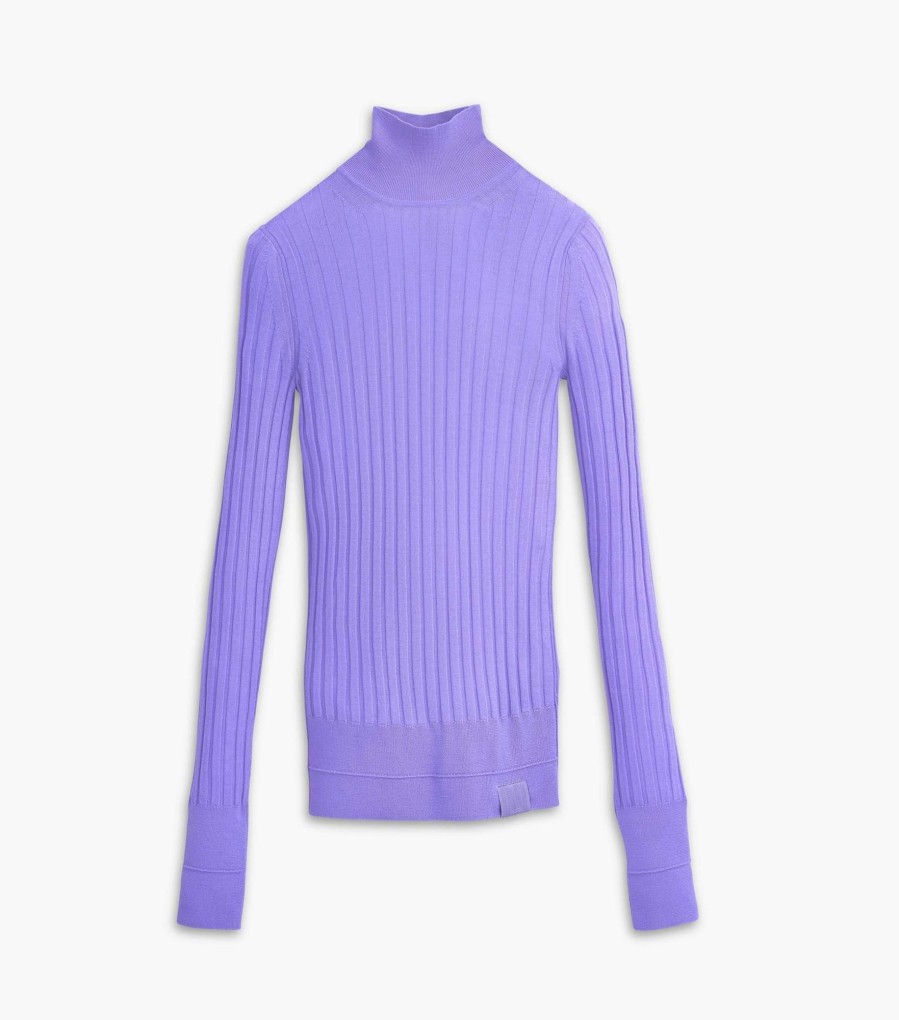 Ready To Wear Marc Jacobs | The Lightweight Ribbed Turtleneck Lavender