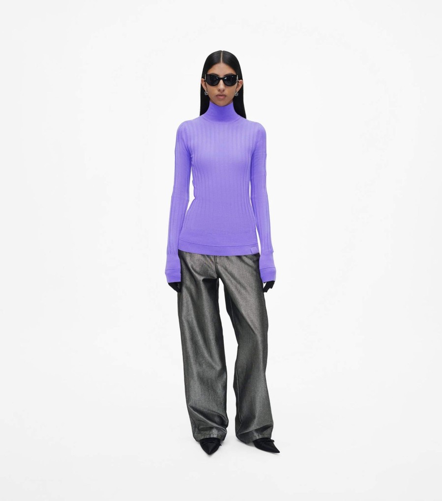 Ready To Wear Marc Jacobs | The Lightweight Ribbed Turtleneck Lavender