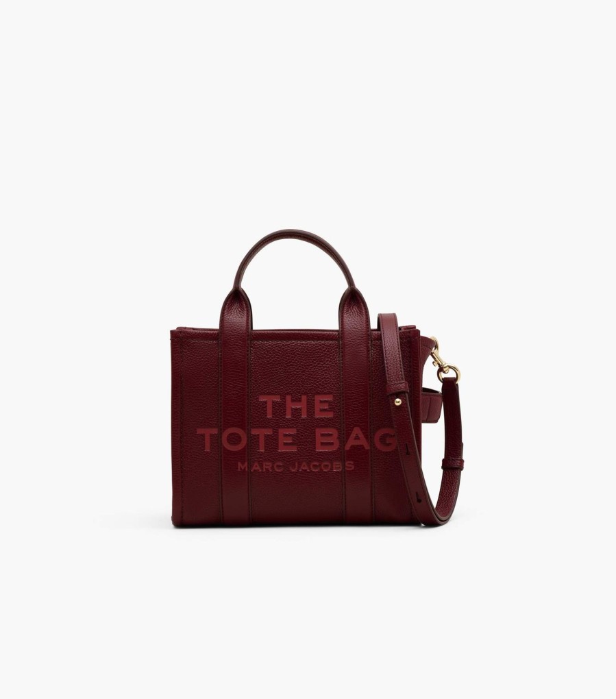 Bags Marc Jacobs | The Leather Small Tote Bag Cherry