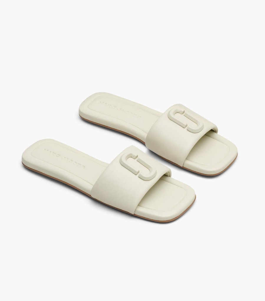 Shoes Marc Jacobs | The J Marc Leather Sandal Cloud White