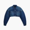 Ready To Wear Marc Jacobs | The Cropped Padded Jacket Future Indigo