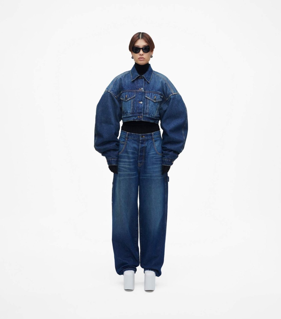 Ready To Wear Marc Jacobs | The Cropped Padded Jacket Future Indigo