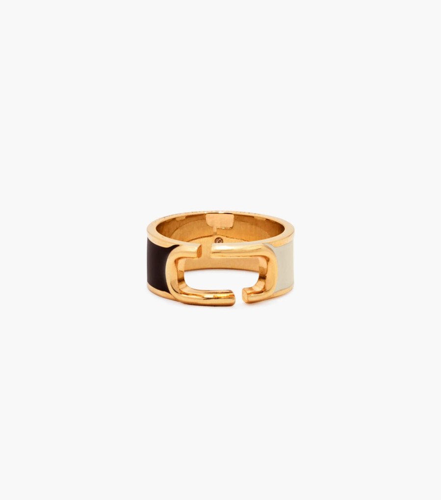 Jewelry Marc Jacobs | The J Marc Colorblock Ring Black Multi/Gold