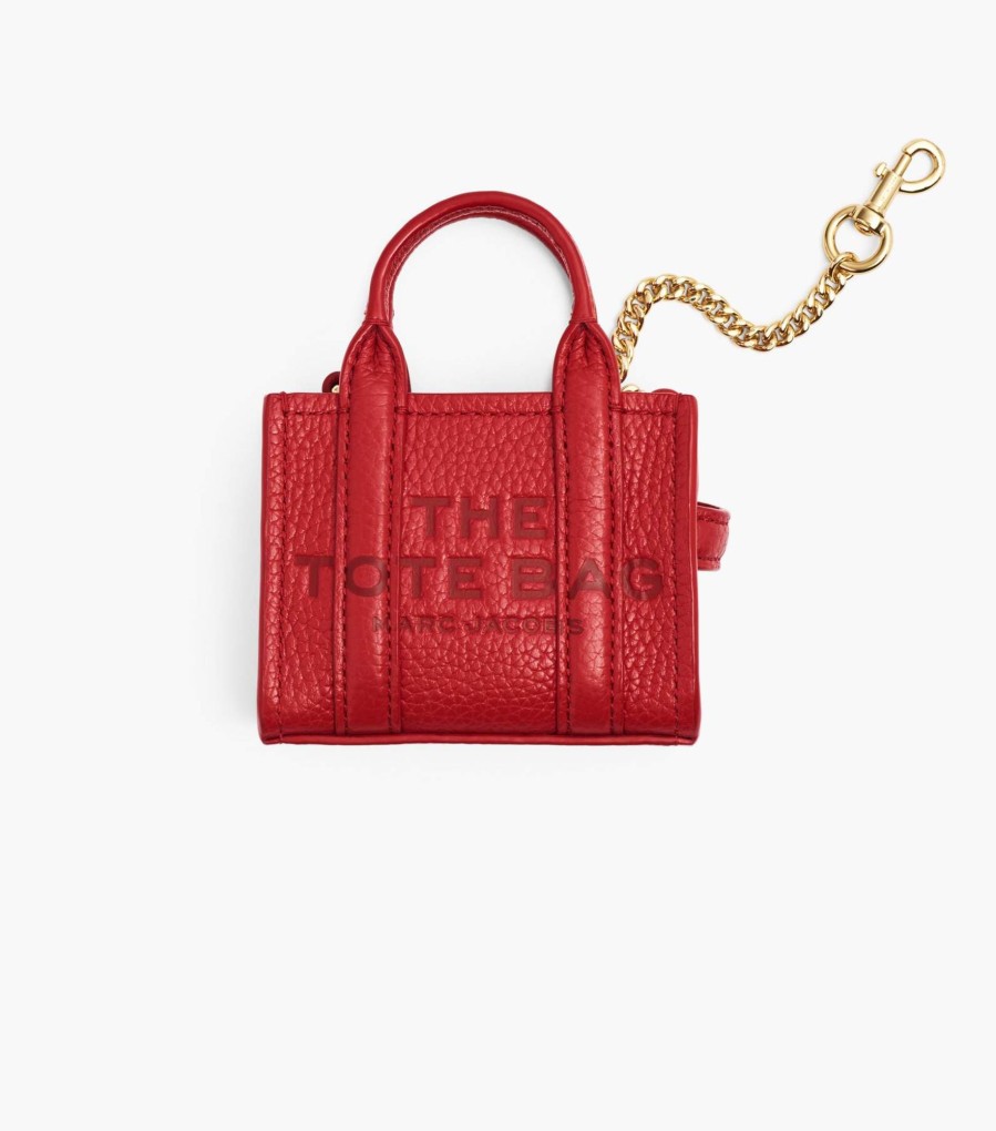 Accessories Marc Jacobs | The Nano Tote Bag Charm True Red