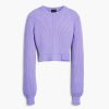 Ready To Wear Marc Jacobs | The Femme Crewneck Sweater Iced Lavender