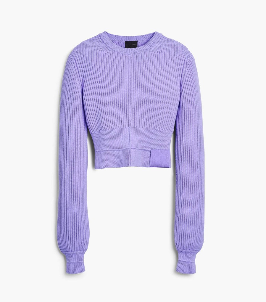 Ready To Wear Marc Jacobs | The Femme Crewneck Sweater Iced Lavender