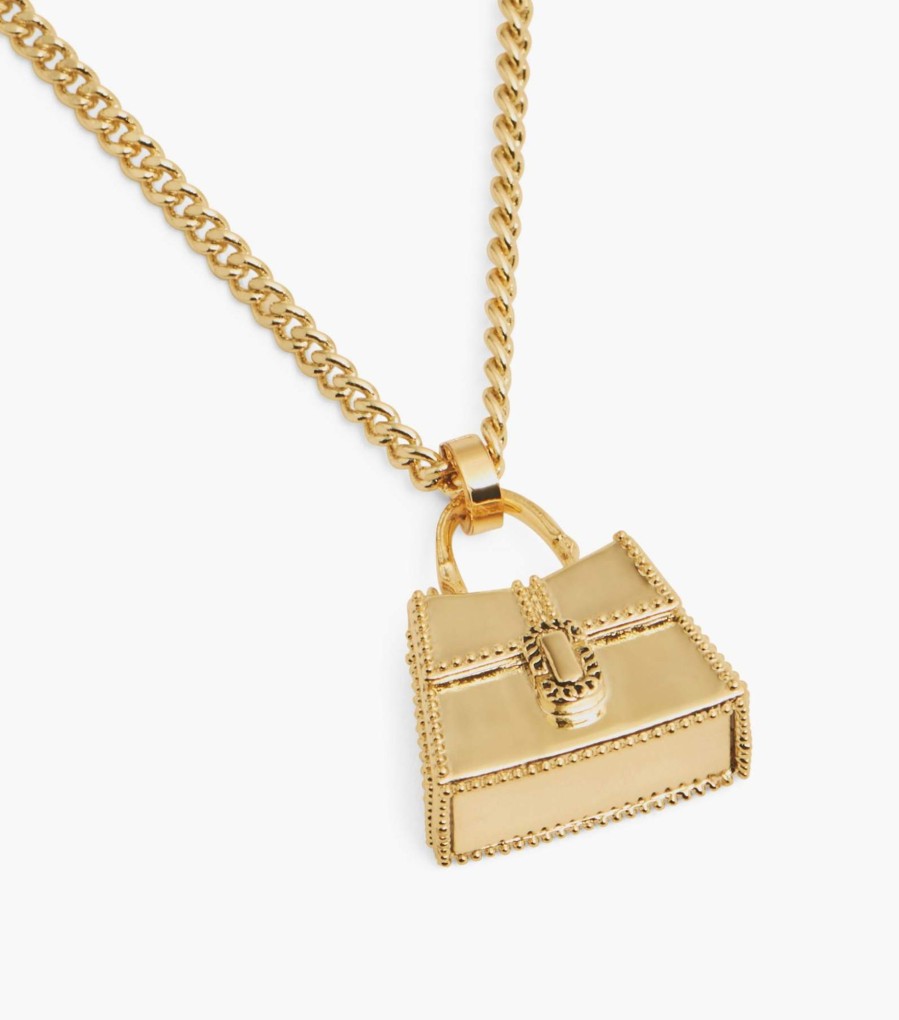 Jewelry Marc Jacobs | The St. Marc Necklace Light Antique Gold