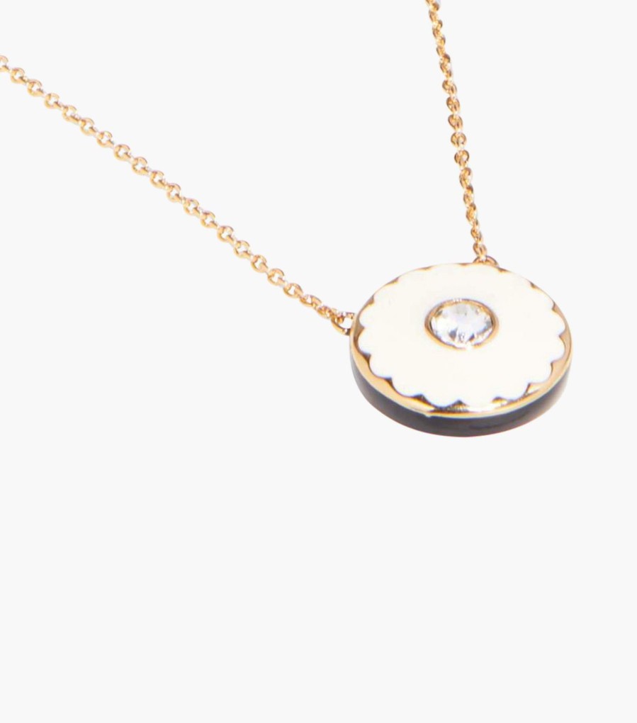 Jewelry Marc Jacobs | The Medallion Pendant Cream/Gold