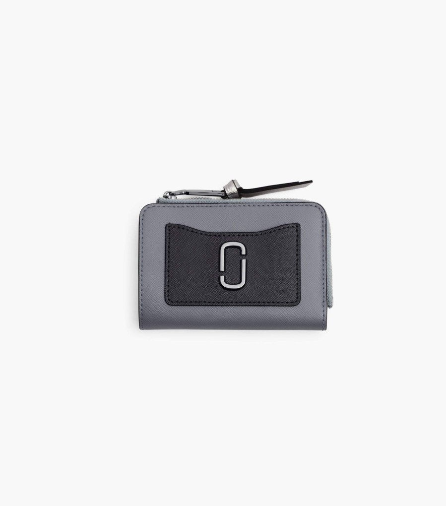 Wallets Marc Jacobs | The Utility Snapshot Slim Bifold Wallet Wolf Grey Multi