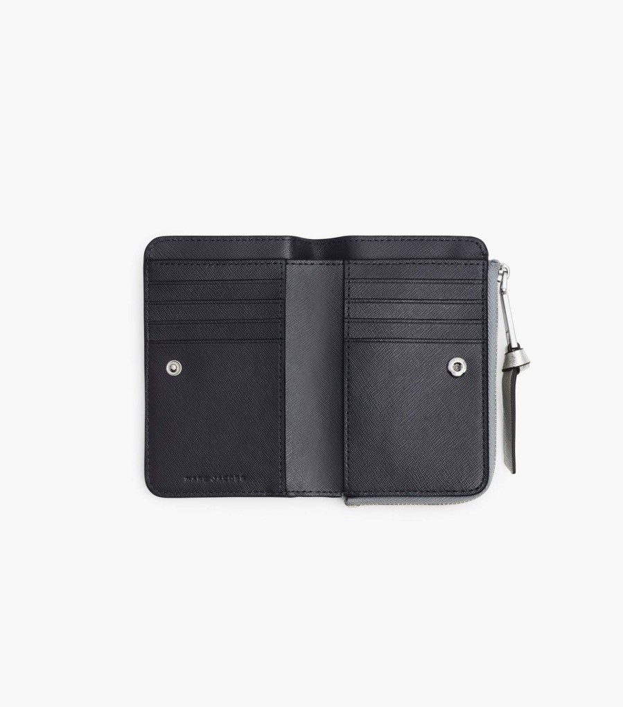 Wallets Marc Jacobs | The Utility Snapshot Slim Bifold Wallet Wolf Grey Multi