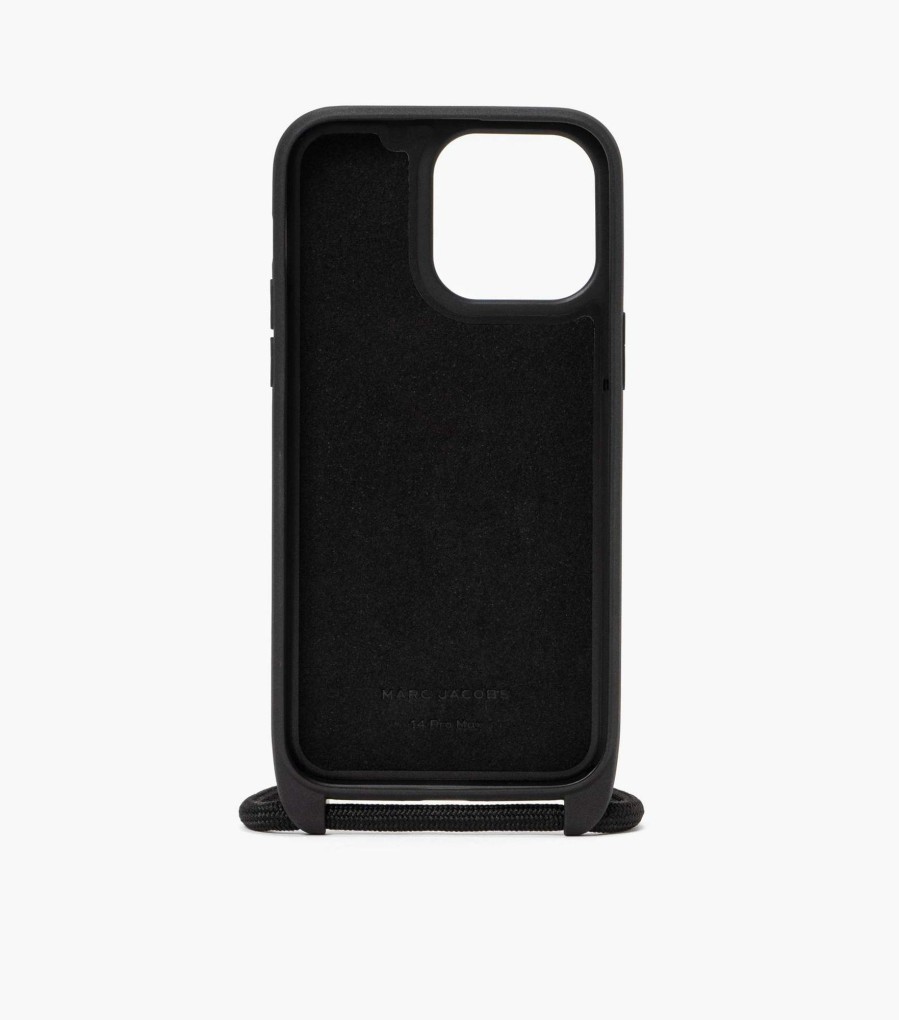 Accessories Marc Jacobs | The Monogram Iphone 14 Pro Max Crossbody Case Black