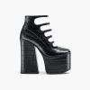 Shoes Marc Jacobs | The Croc Embossed Kiki Ankle Boot Black