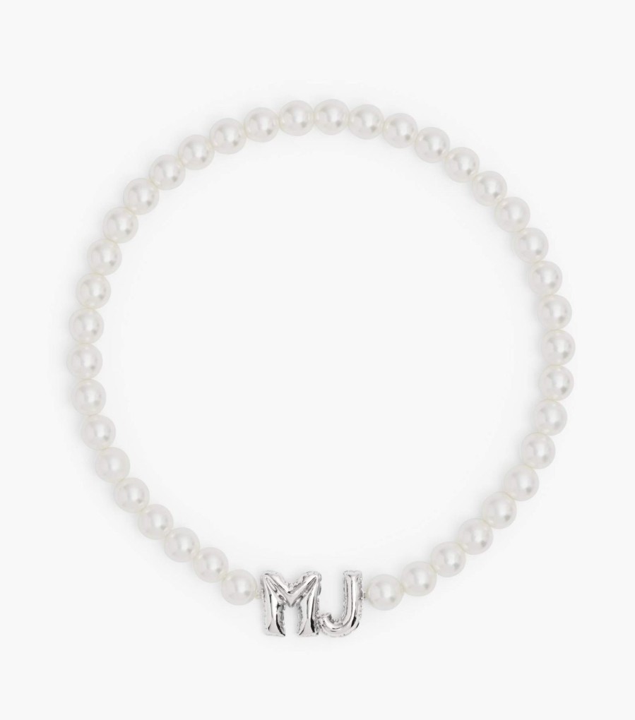 Ready To Wear Marc Jacobs | The Marc Jacobs Balloon Pearl Necklace White/Silver