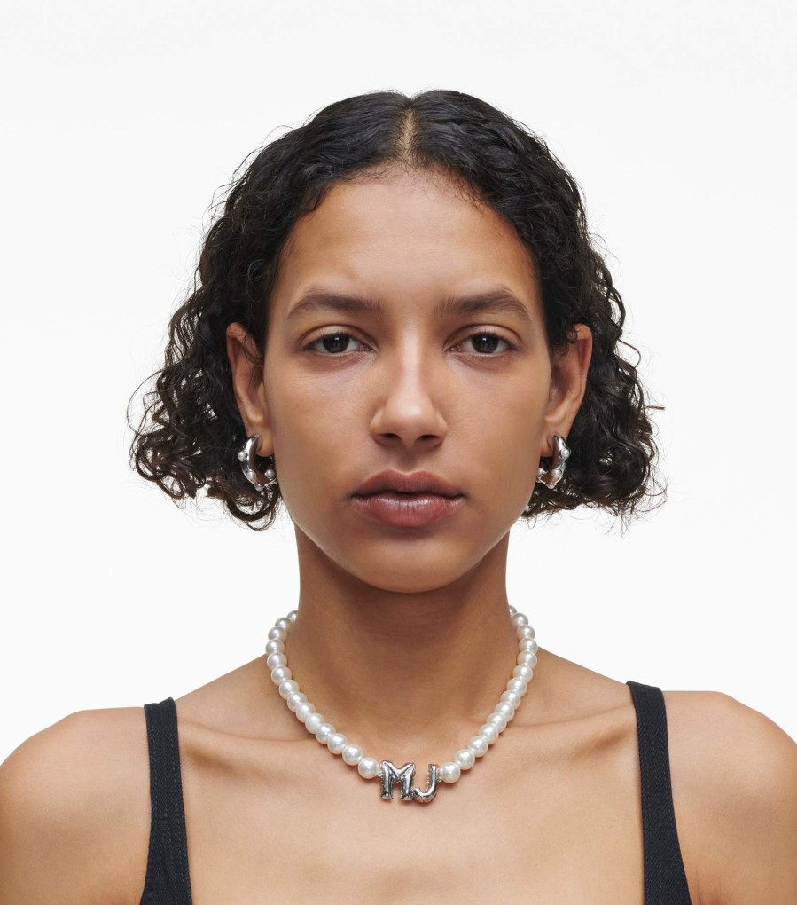 Ready To Wear Marc Jacobs | The Marc Jacobs Balloon Pearl Necklace White/Silver