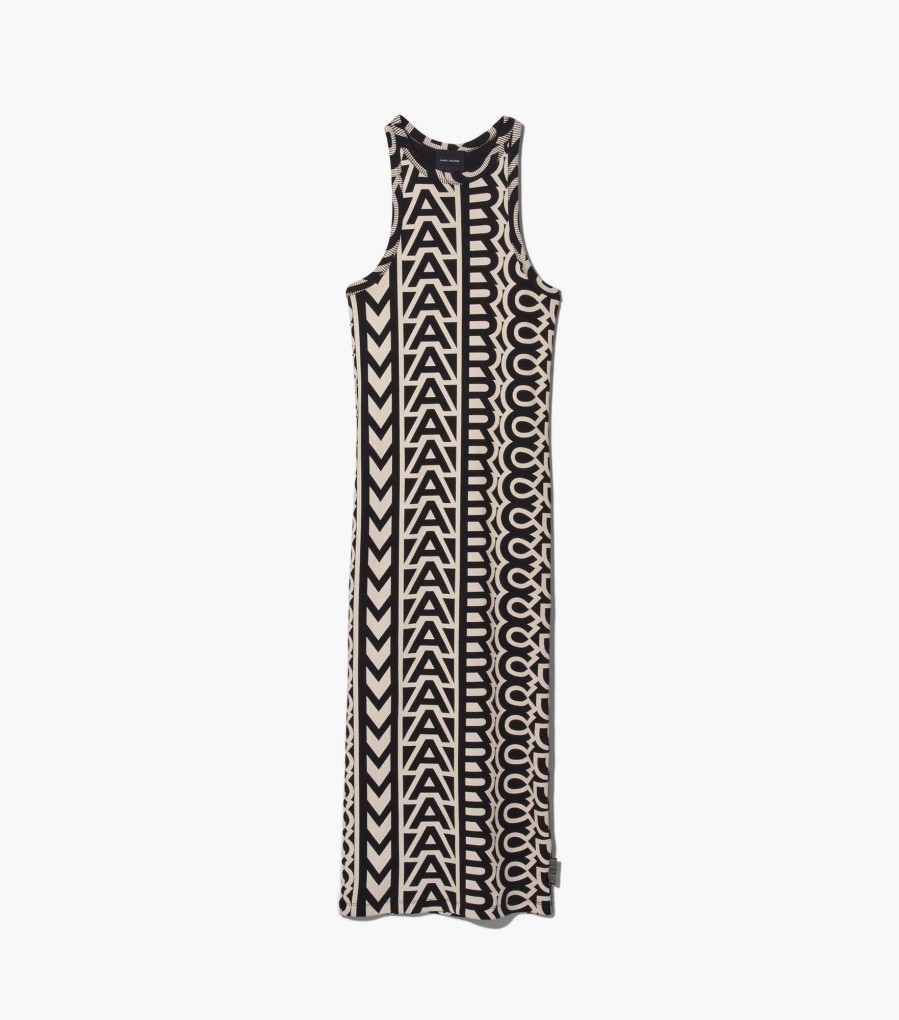 Ready To Wear Marc Jacobs | The Monogram Racer Rib Dress Black/Ivory