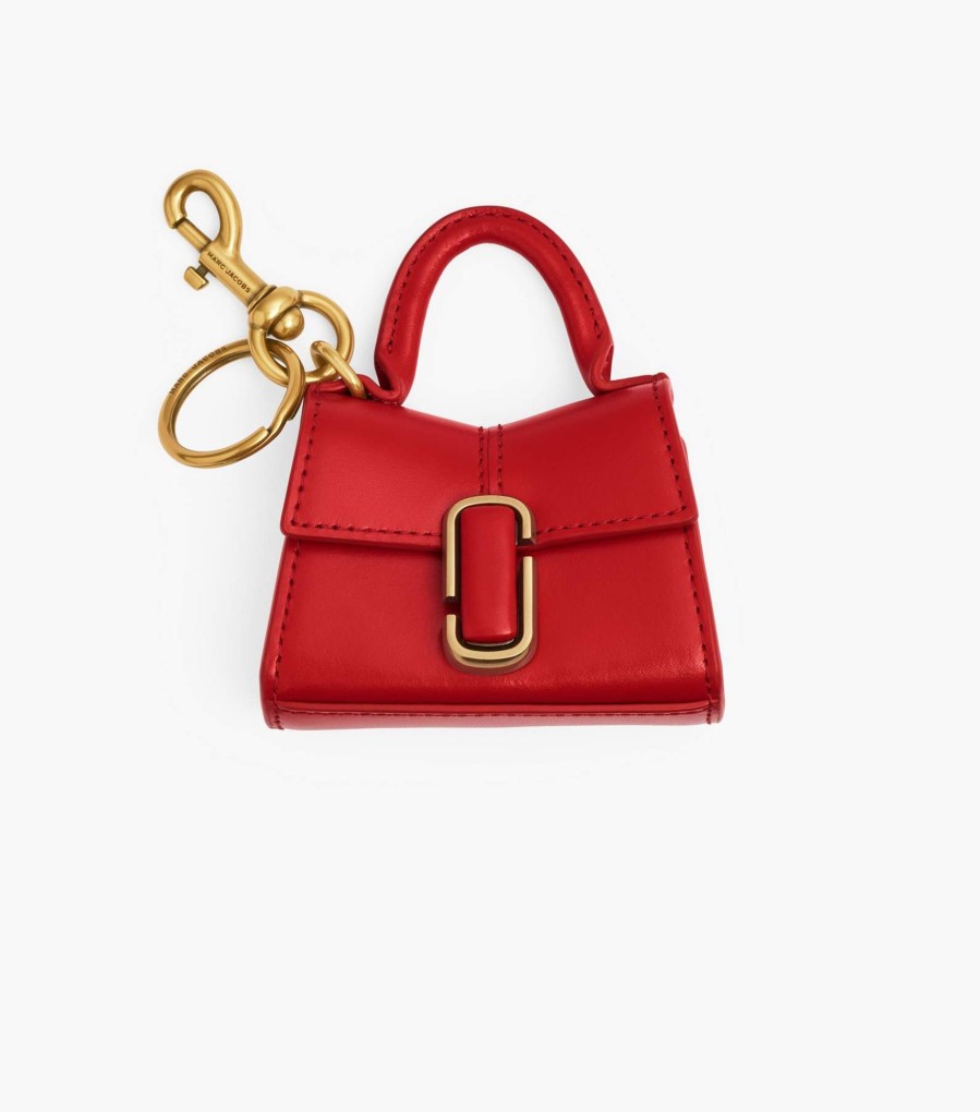 Accessories Marc Jacobs | The Nano St. Marc Top Handle Charm True Red