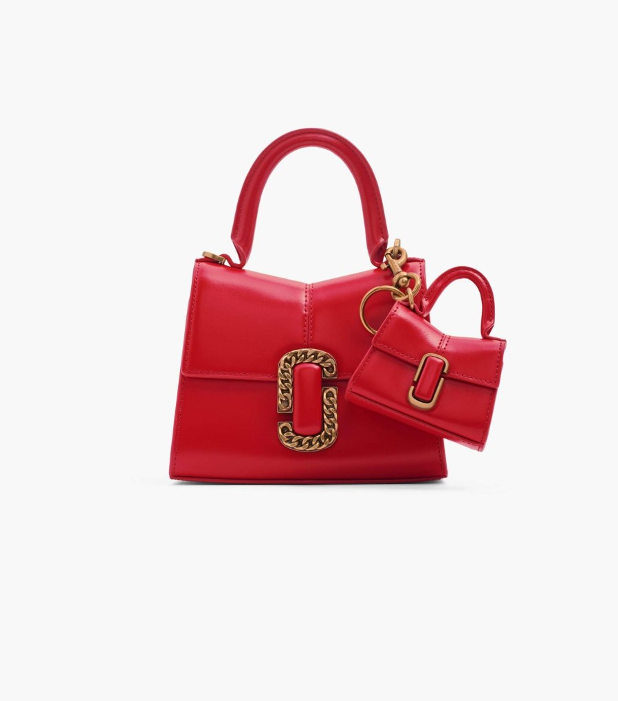 Accessories Marc Jacobs | The Nano St. Marc Top Handle Charm True Red