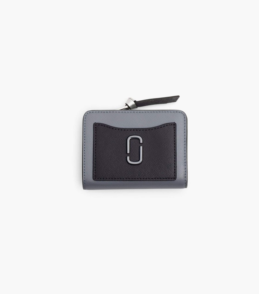 Wallets Marc Jacobs | The Utility Snapshot Mini Compact Wallet Wolf Grey Multi