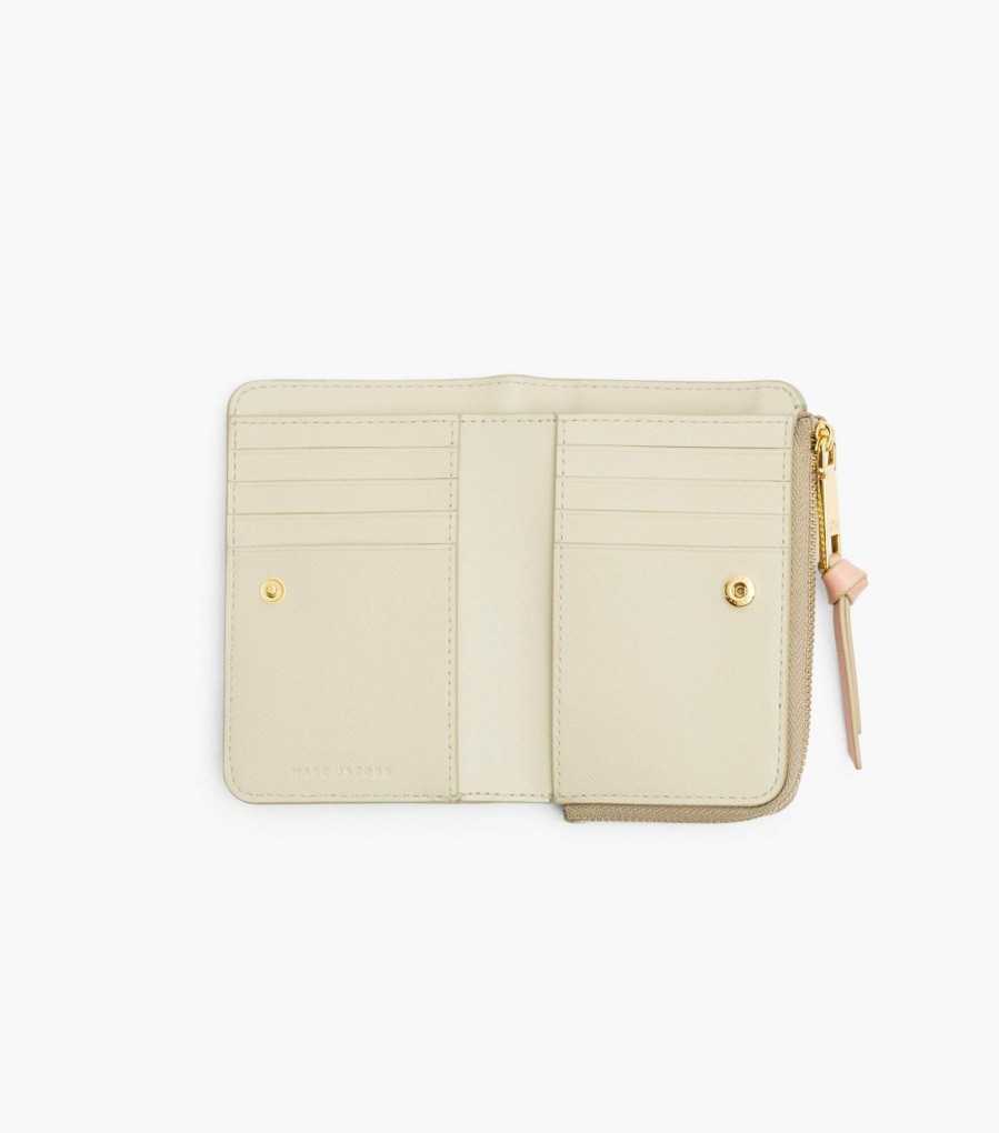 Wallets Marc Jacobs | The Utility Snapshot Slim Bifold Wallet Khaki Multi