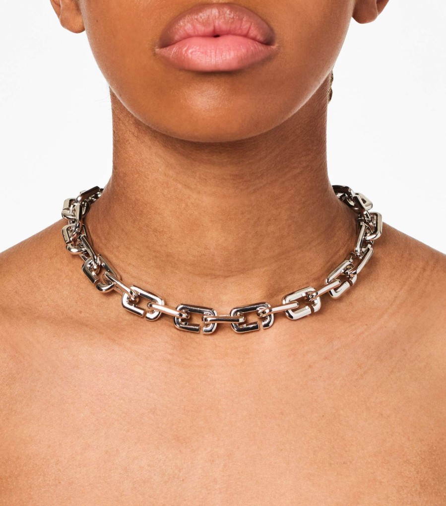 Jewelry Marc Jacobs | The J Marc Chain Link Necklace Silver