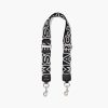 Accessories Marc Jacobs | The Outline Logo Webbing Strap Black/Silver