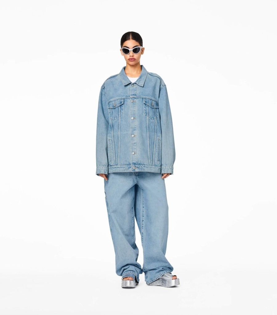 Ready To Wear Marc Jacobs | The Denim Trucker Jacket Sun Bleached Denim