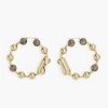 Jewelry Marc Jacobs | The Monogram Ball Chain Hoop Light Antique Gold