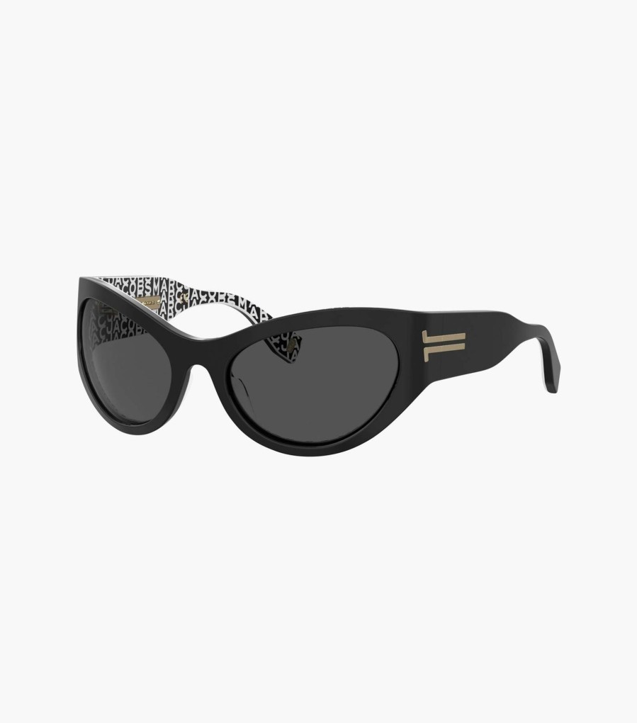 Accessories Marc Jacobs | The Icon Wrapped Sunglasses Black