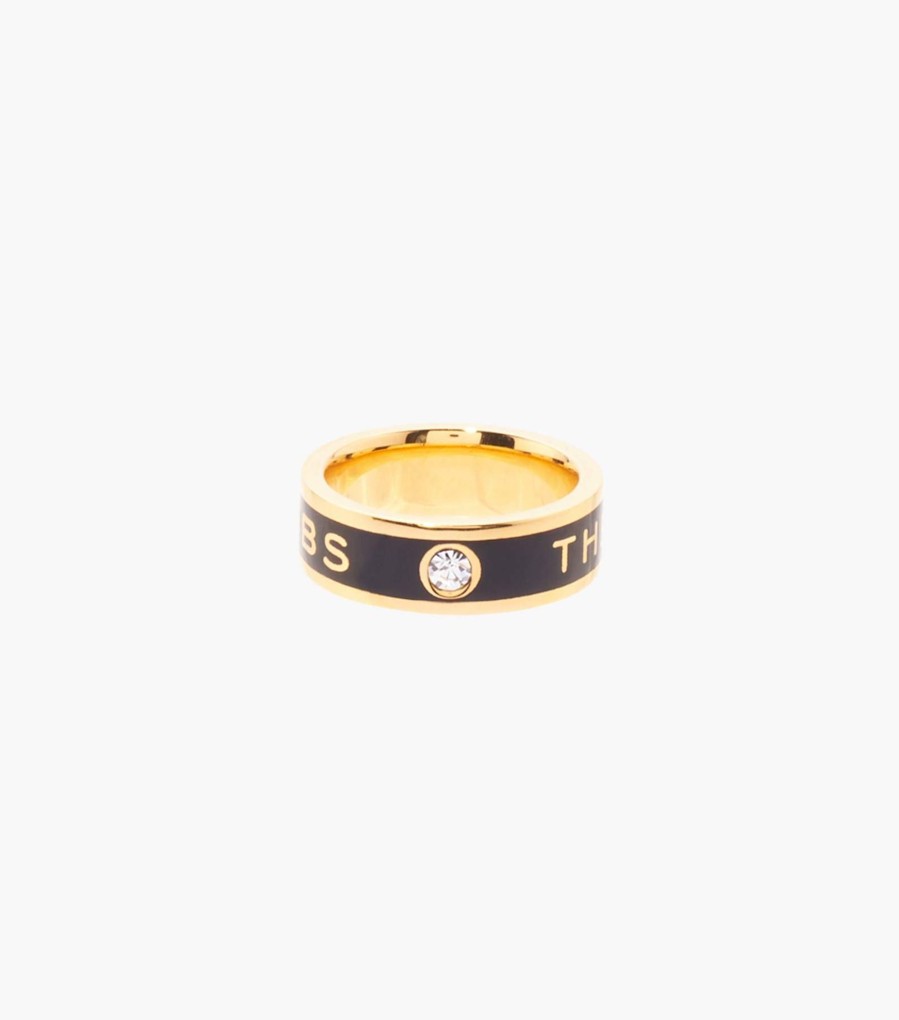 Jewelry Marc Jacobs | The Medallion Ring Black/Gold