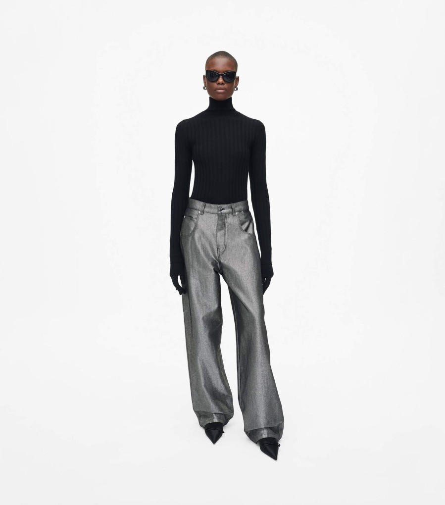 Ready To Wear Marc Jacobs | The Reflective Oversized Jeans Silver Reflective