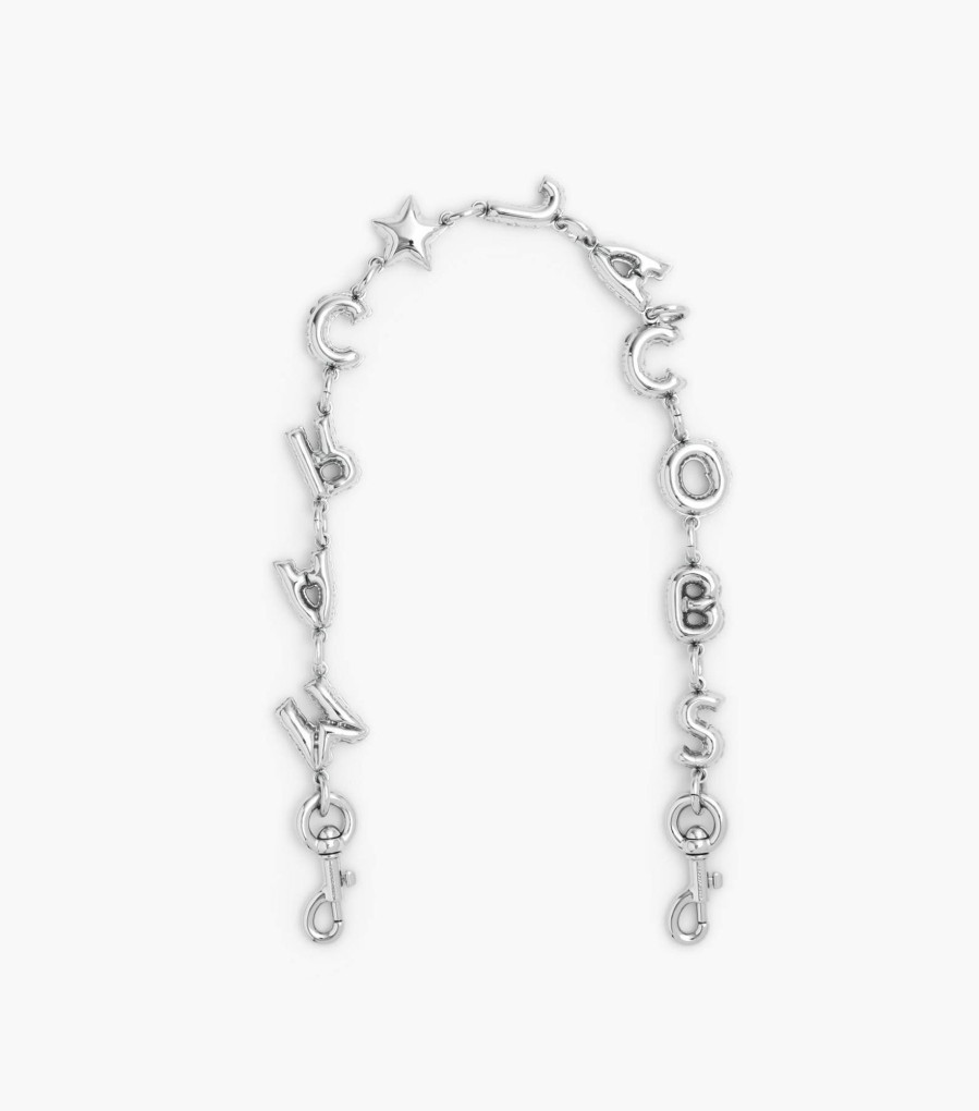 Accessories Marc Jacobs | The Bubble Chain Shoulder Strap Nickel