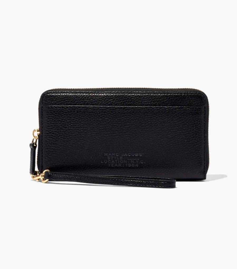 Wallets Marc Jacobs | The Leather Continental Wallet Black