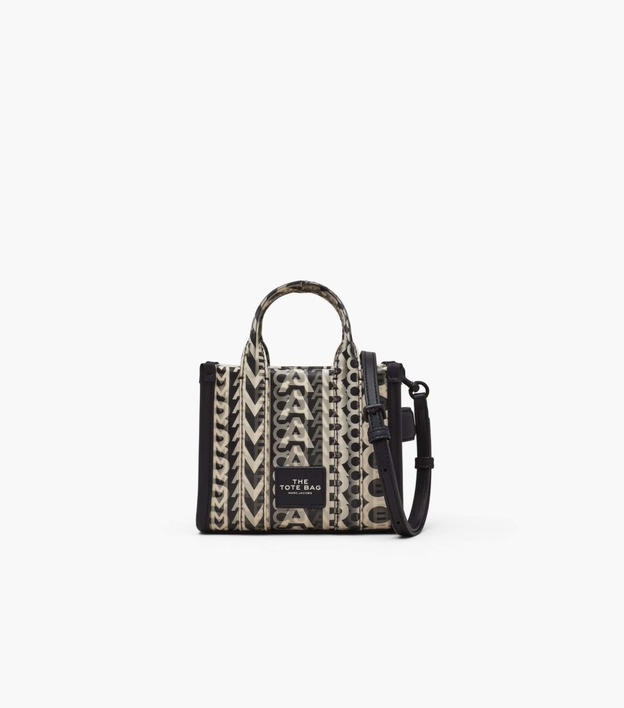 Ready To Wear Marc Jacobs | The Monogram Lenticular Mini Tote Bag Black/White