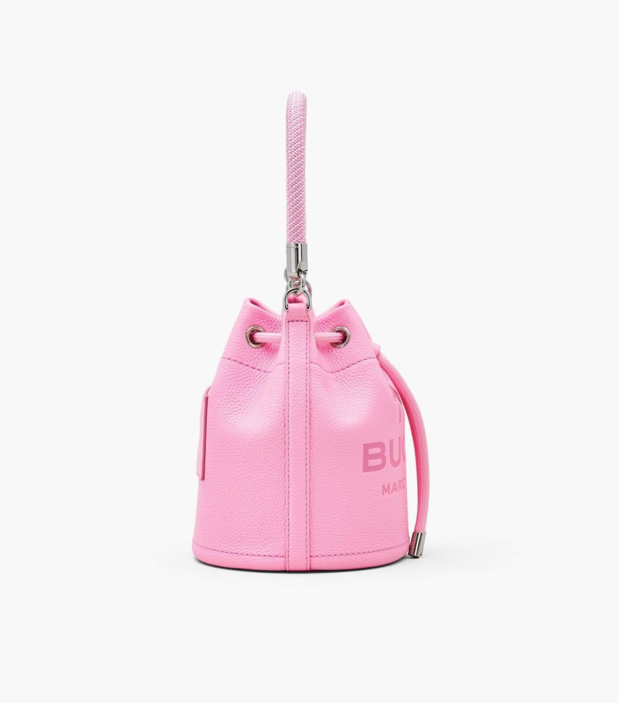 Bags Marc Jacobs | The Leather Bucket Bag Fluro Candy Pink