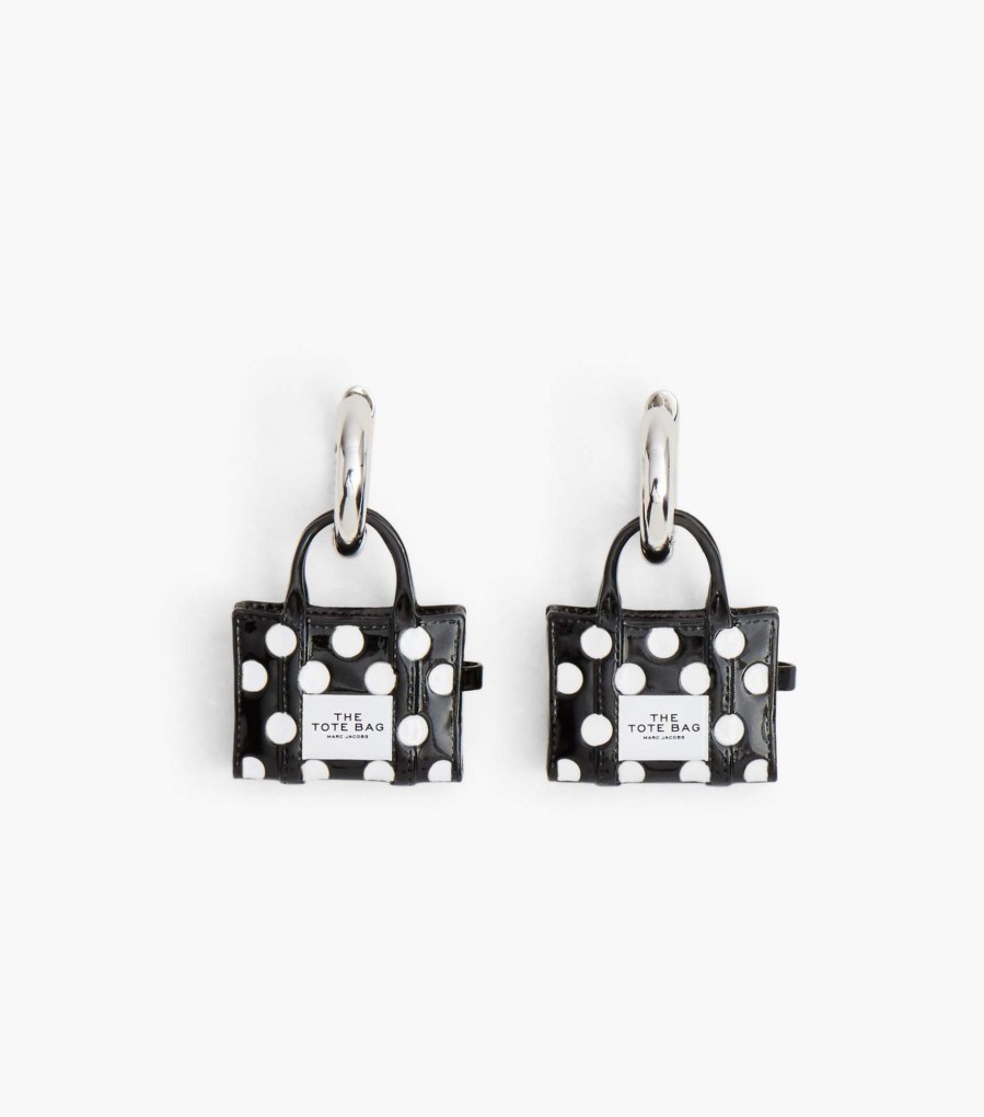 Jewelry Marc Jacobs | The Spots Tote Earrings Black Multi/Silver