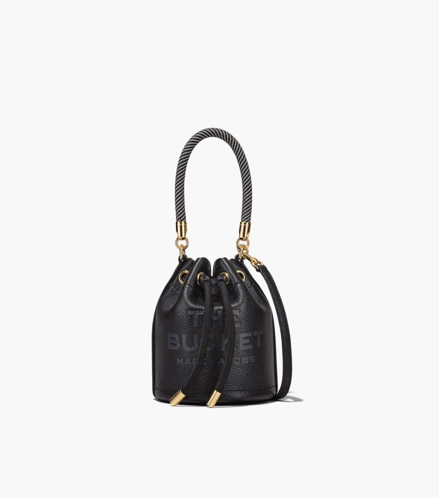 Bags Marc Jacobs | The Leather Mini Bucket Bag Black