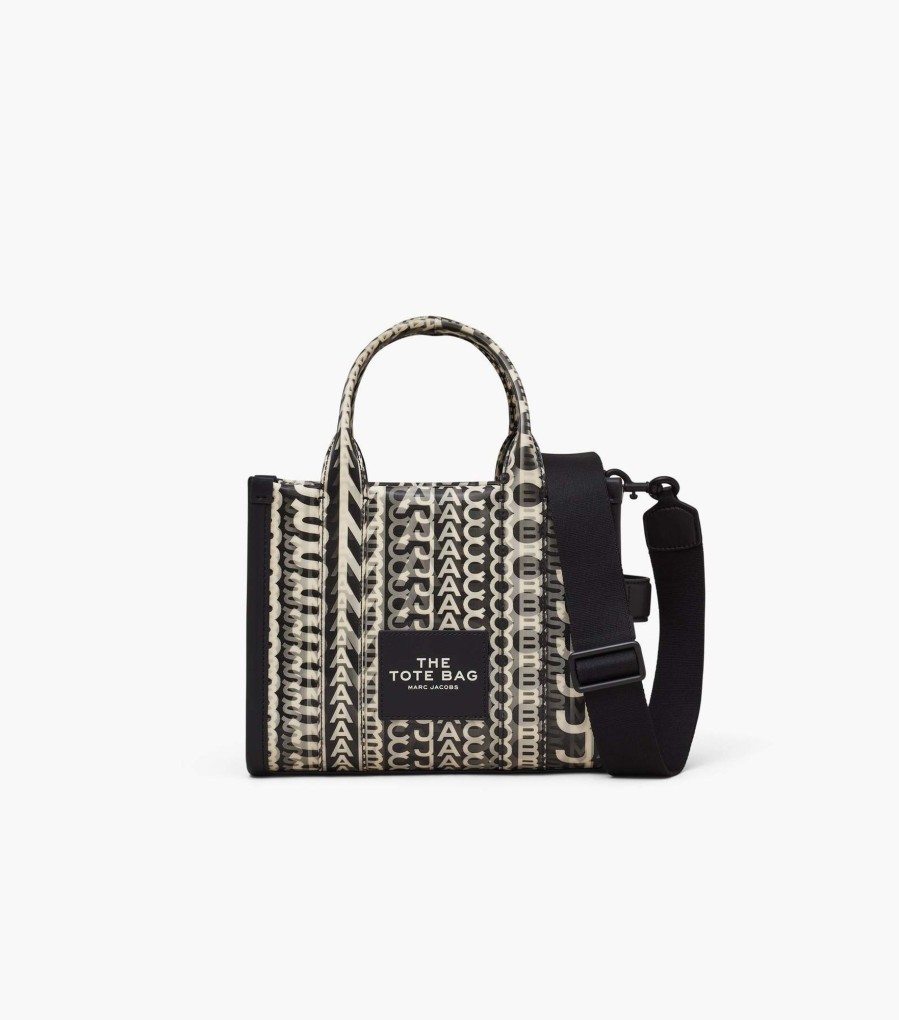 Ready To Wear Marc Jacobs | The Monogram Lenticular Small Tote Bag Black/White