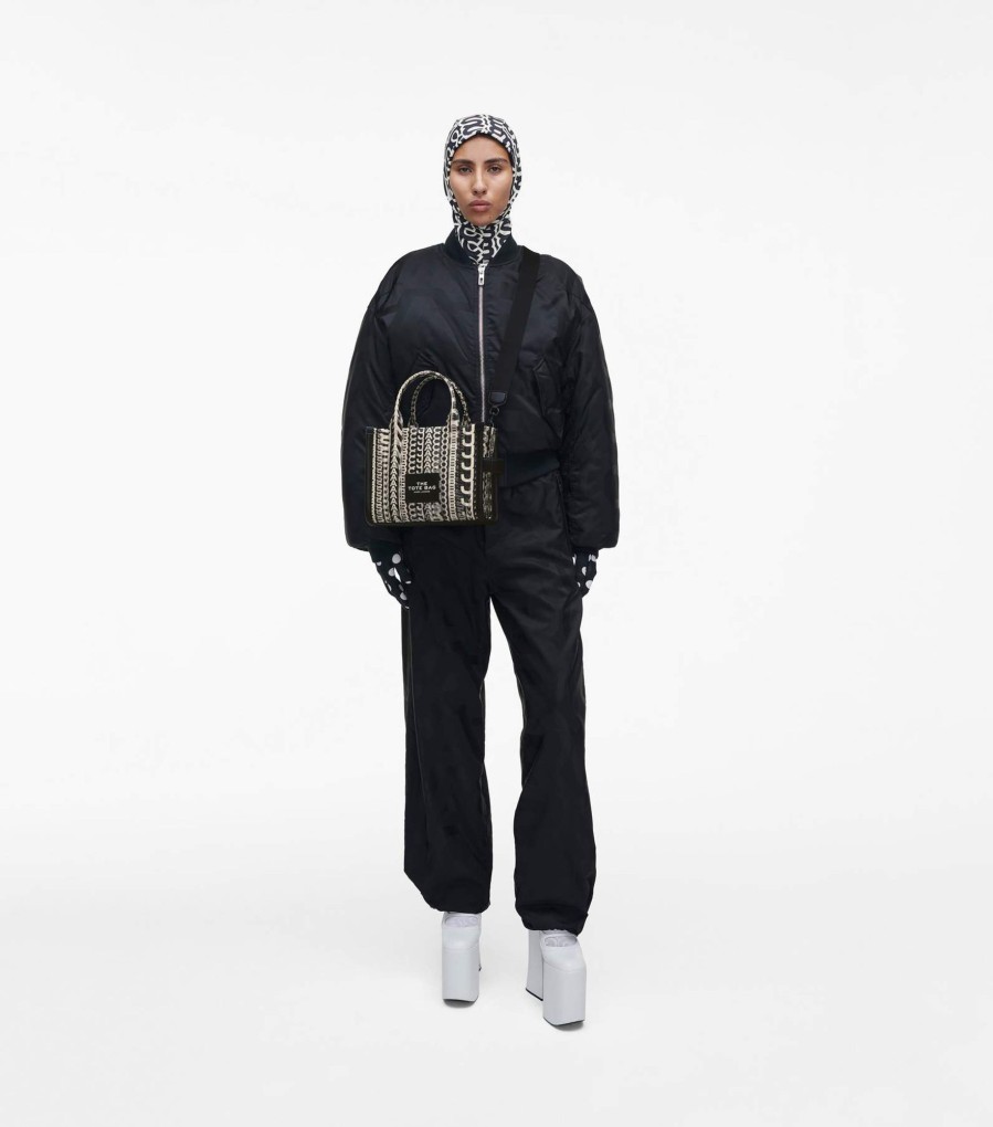 Ready To Wear Marc Jacobs | The Monogram Lenticular Small Tote Bag Black/White