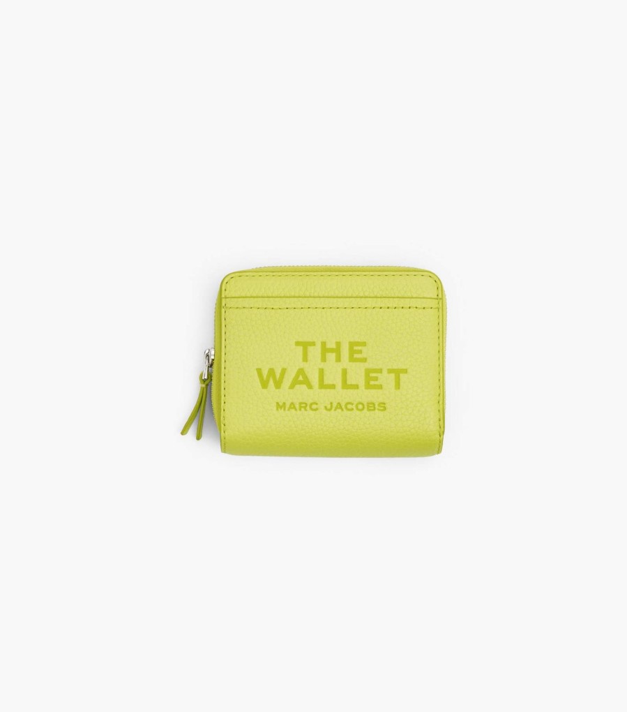 Wallets Marc Jacobs | The Leather Mini Compact Wallet Limoncello